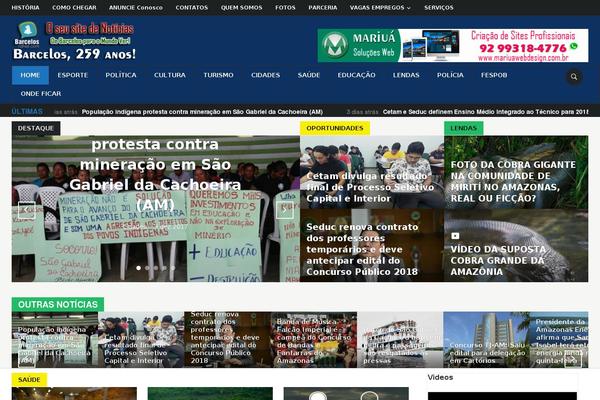 barcelosnanet.com site used Newsever-pro