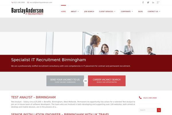evolve theme site design template sample