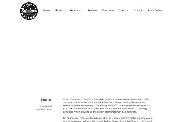 barclayshairdesign.com site used GeneratePress