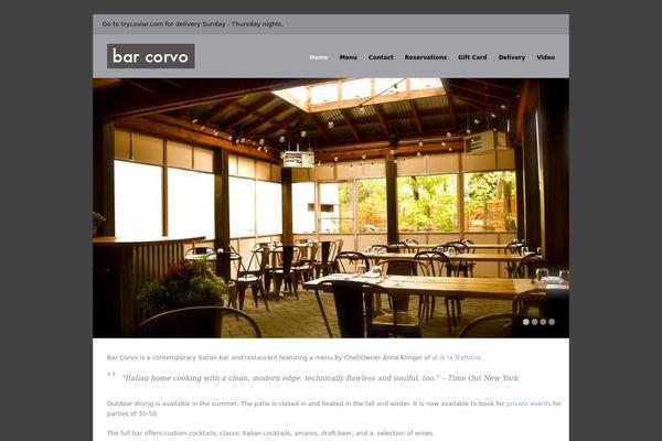 Gather theme site design template sample