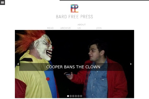 bardfreepress.com site used Gutenberg-wp
