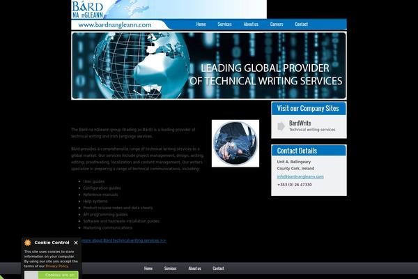 Bard theme site design template sample