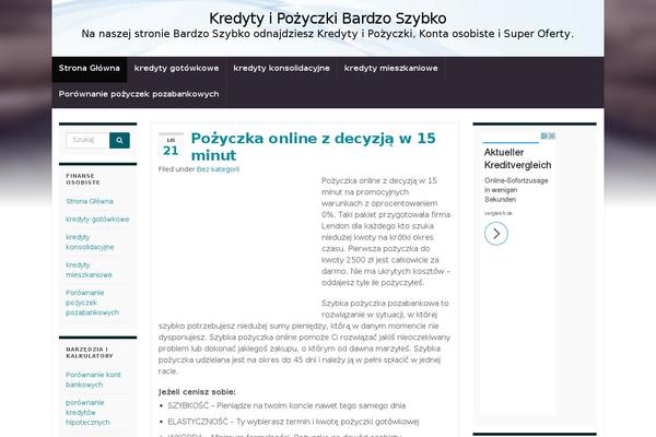 Graphene theme site design template sample