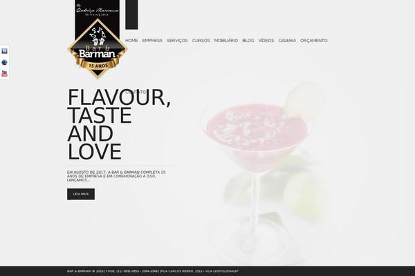 Site using Social Slider plugin