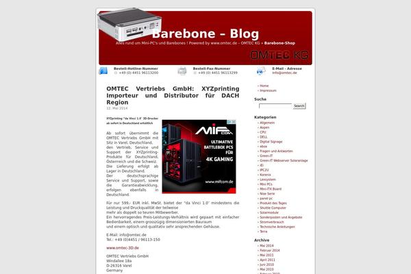 barebone-blog.de site used Default_de