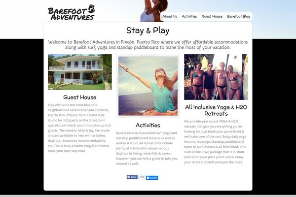 barefootadventurespr.com site used Radiant