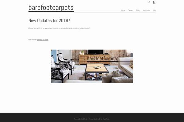 Albedo theme site design template sample