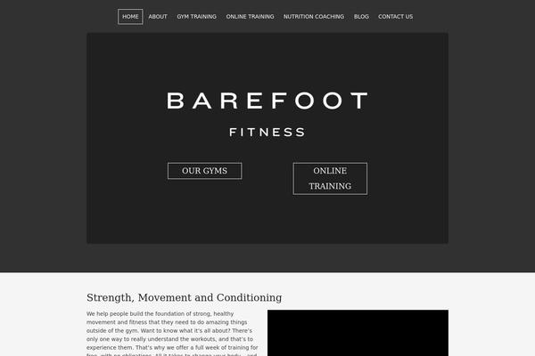 Workout theme site design template sample