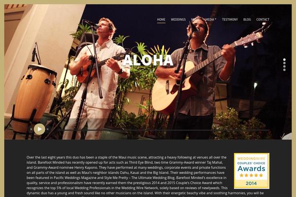 barefootminded.com site used Wp_chords5