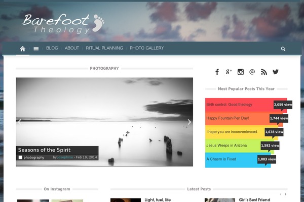 Magazin theme site design template sample