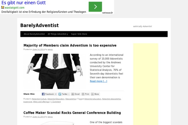 Site using Facebook Like Box plugin