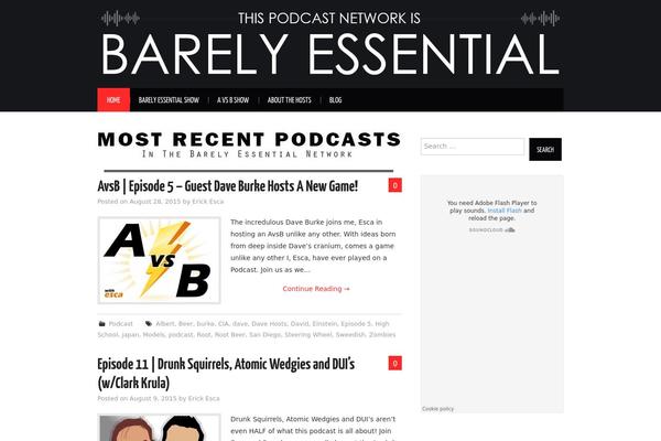 Hiero theme site design template sample