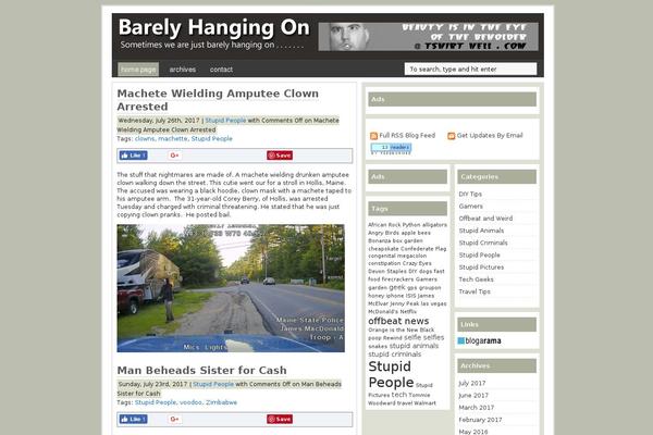 Site using WP Mobile Edition plugin