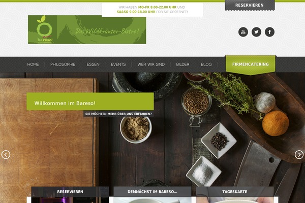 Bistro-responsive_foodie_app-theme theme site design template sample