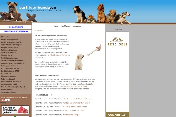 barf-fuer-hunde.de site used Barf16
