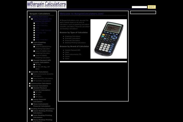 bargaincalculators.com site used Limau Orange
