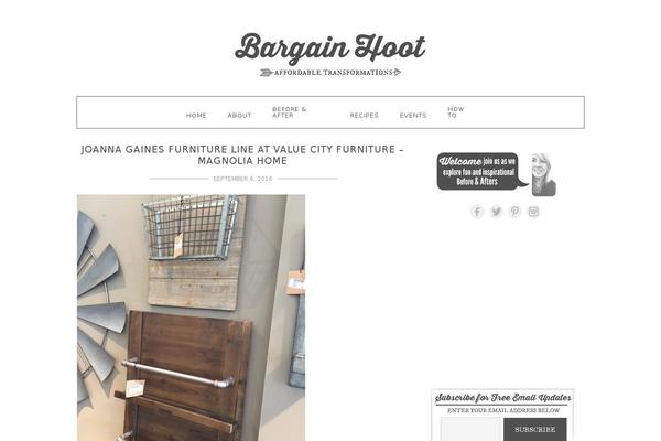 Lifestyle theme site design template sample