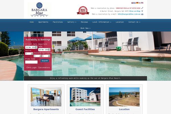 bargarablue.com.au site used Ambassador