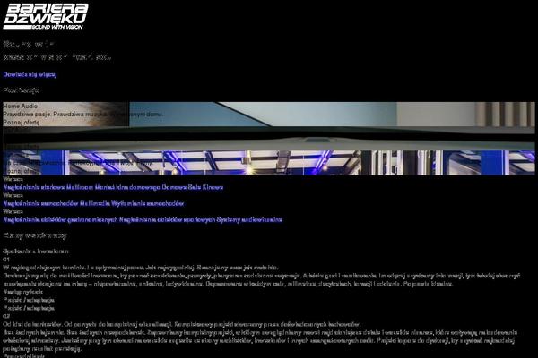 barieradzwieku.pl site used Bariera