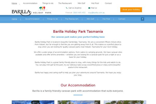 Campingvillage theme site design template sample