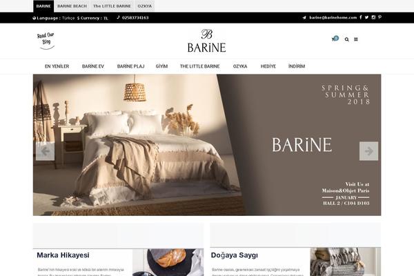 The Voux theme site design template sample