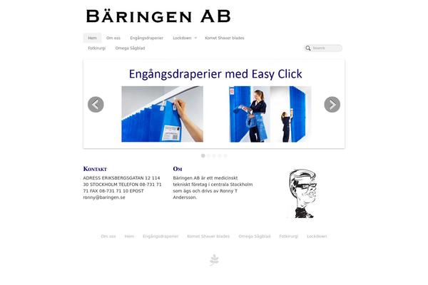 PageLines theme site design template sample