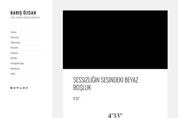 Twenty Fifteen theme site design template sample