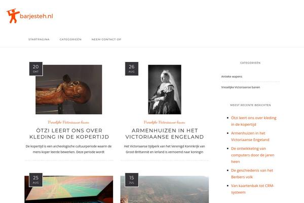 Malina theme site design template sample