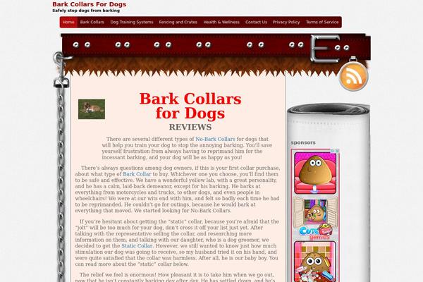 Dogs Life theme site design template sample