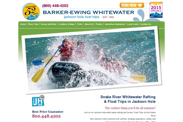 Barker theme site design template sample