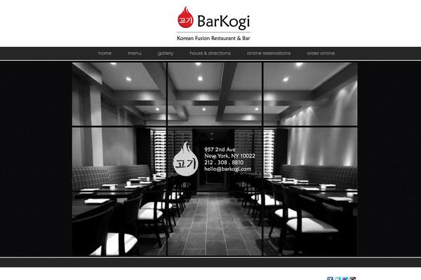Savory theme site design template sample