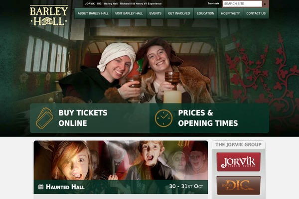 barley-hall theme websites examples