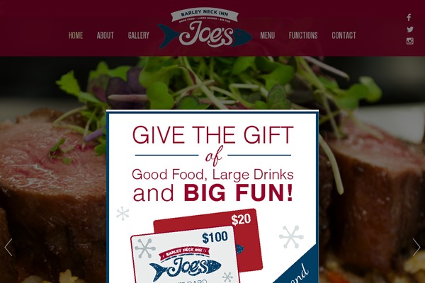 barleyneck.com site used Joes