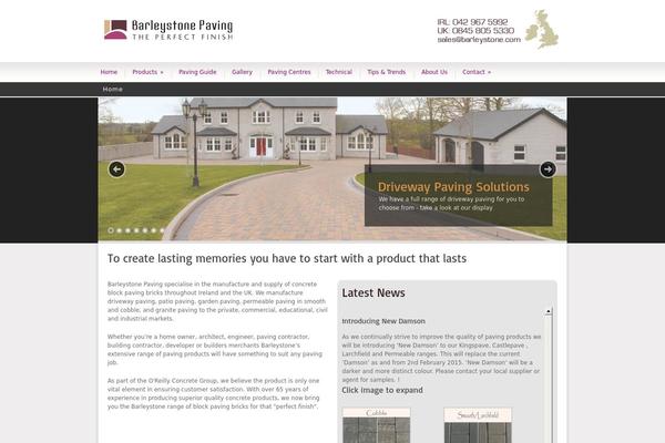 Modernize theme site design template sample