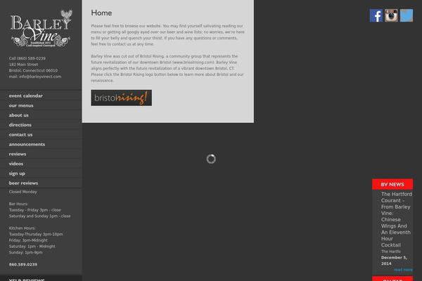 Ristorante theme site design template sample