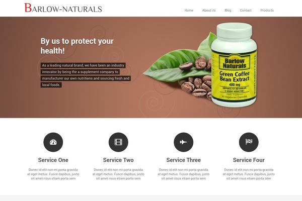 Rambo theme site design template sample