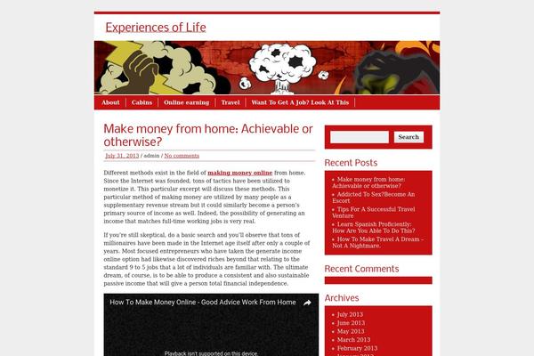 zeeBusiness theme site design template sample
