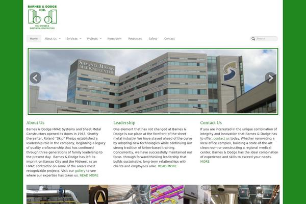 PageLines theme site design template sample