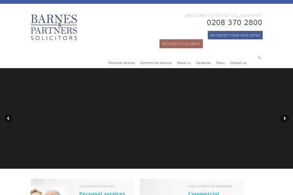 barnesandpartners.com site used Salient Child