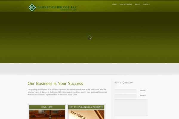 inFocus theme site design template sample