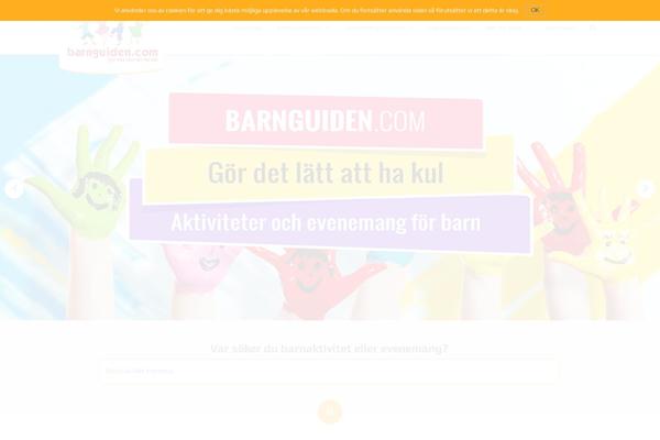 Children theme site design template sample