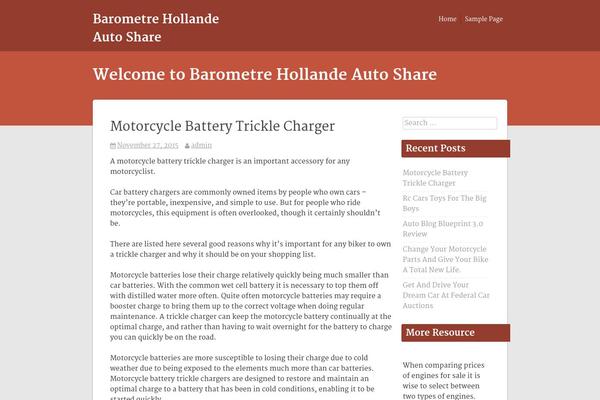 Crimson Lite theme site design template sample