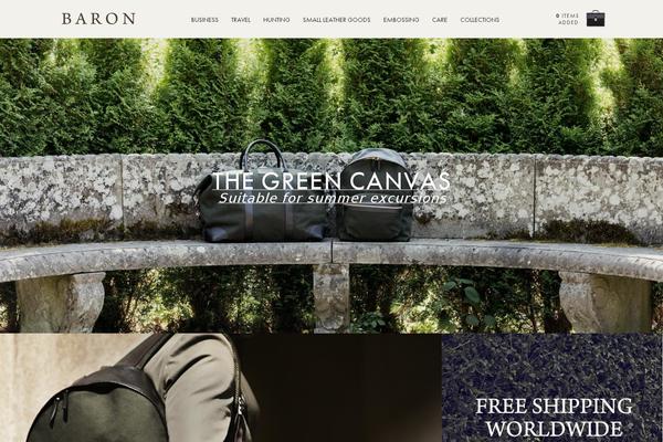 baron theme websites examples