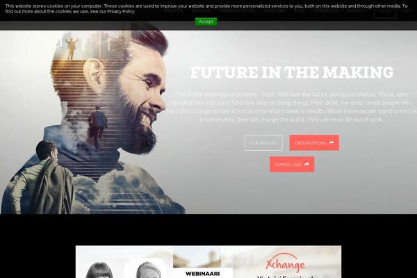 North theme site design template sample