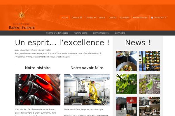Generatepress_child theme site design template sample