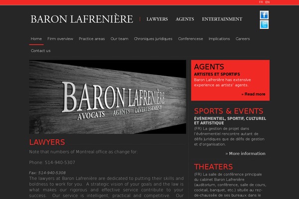 baronlafreniere.com site used Bl