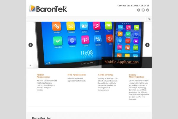 barontek.com site used Modernize v3.12