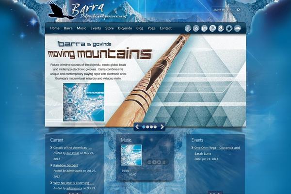 Myband theme site design template sample