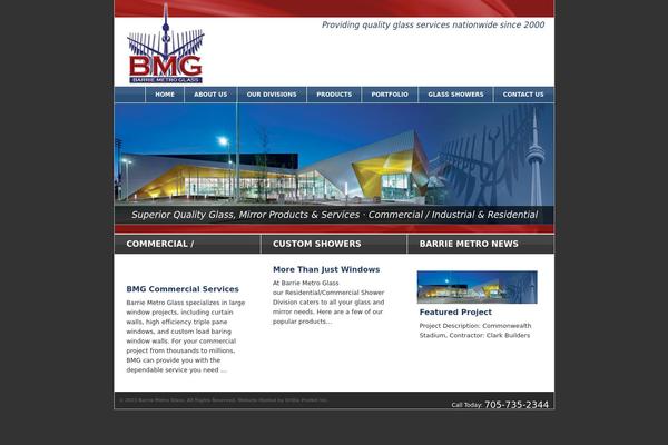 Bmg theme site design template sample
