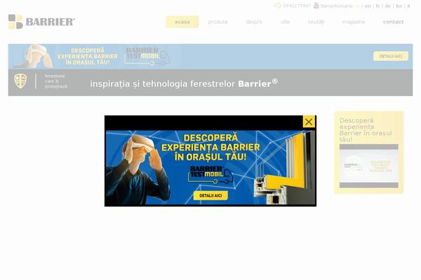 barrier theme websites examples